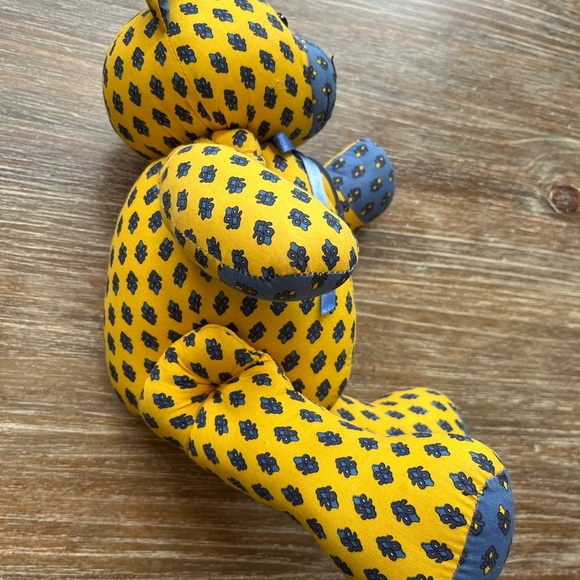 LES FANNETTES FABRIC TEDDY BEAR - Picture 6 of 7